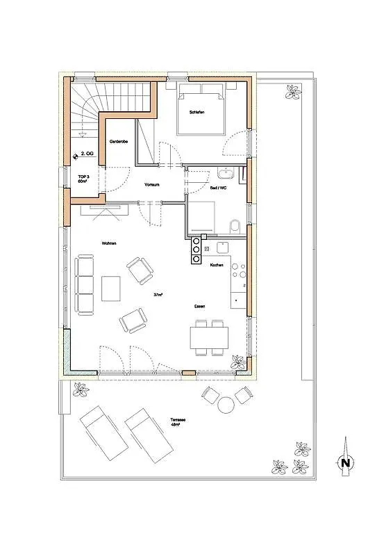 Апартаменты Penthouse Lettner Зальцбург